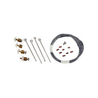 Тросовая система управления рулем направления авиамодели E-flite