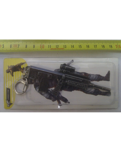 Брелок-сувенир автоматы из металла серии "Cross Fire" М16, FAMAS