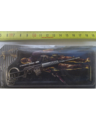 Брелок-сувенир автоматы из металла серии "Cross Fire" М16, FAMAS