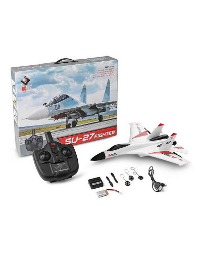 Р/У самолет XK Innovation SU27 340мм EPP 2.4G 3-ch LiPo RTF (белый)