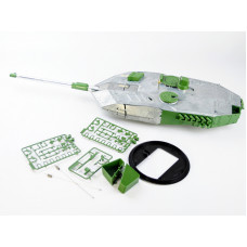 Металлическая башня для танка Leopard 2A6 c ИК-пушкой и вращением на 360°, неокрашеная