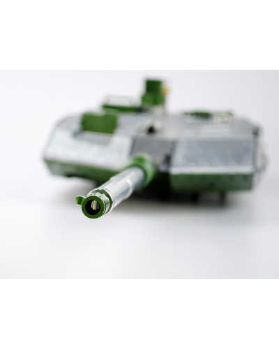 Металлическая башня для танка Leopard 2A6 c ИК-пушкой и вращением на 360°, неокрашеная