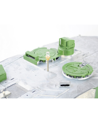 Металлическая башня для танка Leopard 2A6 c ИК-пушкой и вращением на 360°, неокрашеная