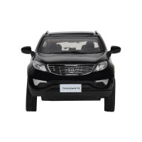 Машина "АВТОПАНОРАМА" KIA SPORTAGE R, черный, 1/39, инерция, в/к 17,5*12,5*6,5 см