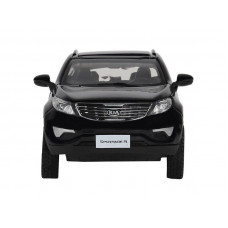 Машина "АВТОПАНОРАМА" KIA SPORTAGE R, черный, 1/39, инерция, в/к 17,5*12,5*6,5 см