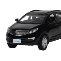 Машина "АВТОПАНОРАМА" KIA SPORTAGE R, черный, 1/39, инерция, в/к 17,5*12,5*6,5 см