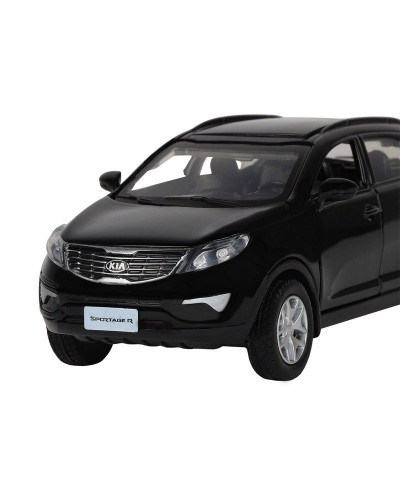 Машина "АВТОПАНОРАМА" KIA SPORTAGE R, черный, 1/39, инерция, в/к 17,5*12,5*6,5 см