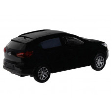 Машина "АВТОПАНОРАМА" KIA SPORTAGE R, черный, 1/39, инерция, в/к 17,5*12,5*6,5 см