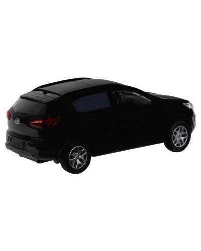 Машина "АВТОПАНОРАМА" KIA SPORTAGE R, черный, 1/39, инерция, в/к 17,5*12,5*6,5 см