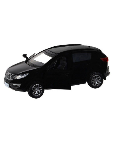 Машина "АВТОПАНОРАМА" KIA SPORTAGE R, черный, 1/39, инерция, в/к 17,5*12,5*6,5 см