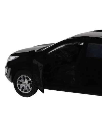 Машина "АВТОПАНОРАМА" KIA SPORTAGE R, черный, 1/39, инерция, в/к 17,5*12,5*6,5 см
