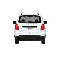Машина "АВТОПАНОРАМА" Яндекс.Такси LADA GRANTA CROSS, белый, 1/24, свет, звук, в/к 24,5*12,5*10,5см
