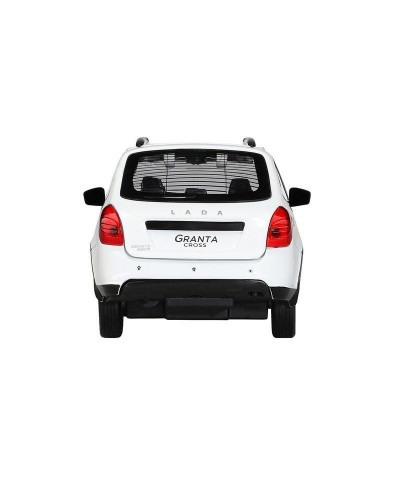 Машина "АВТОПАНОРАМА" Яндекс.Такси LADA GRANTA CROSS, белый, 1/24, свет, звук, в/к 24,5*12,5*10,5см
