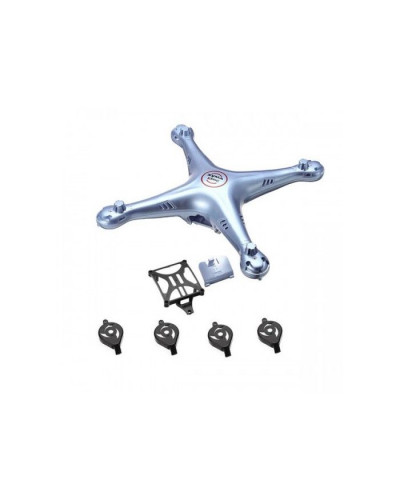 Голубой корпус в сборе для квадрокоптера X5HW