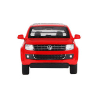 Машина "АВТОПАНОРАМА" Volkswagen Amarok, красный, 1/30, свет, звук, инерция, в/к 20*10*11 см