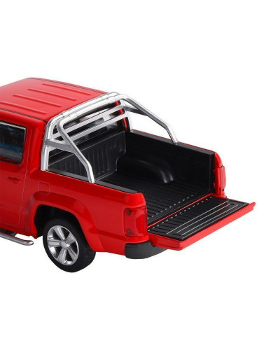 Машина "АВТОПАНОРАМА" Volkswagen Amarok, красный, 1/30, свет, звук, инерция, в/к 20*10*11 см