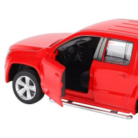 Машина "АВТОПАНОРАМА" Volkswagen Amarok, красный, 1/30, свет, звук, инерция, в/к 20*10*11 см