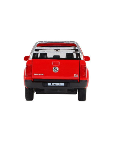 Машина "АВТОПАНОРАМА" Volkswagen Amarok, красный, 1/30, свет, звук, инерция, в/к 20*10*11 см
