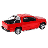 Машина "АВТОПАНОРАМА" Volkswagen Amarok, красный, 1/30, свет, звук, инерция, в/к 20*10*11 см