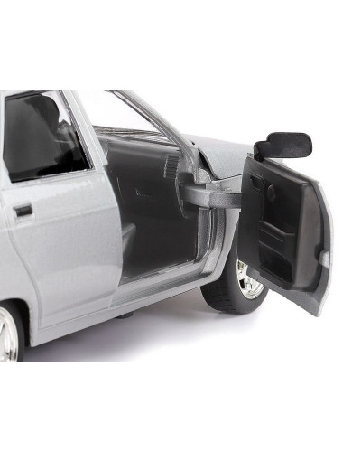 Машина "АВТОПАНОРАМА" ВАЗ 2112, 1/22, серебряный, инерция, в/к 24,5*12,5*10,5 см