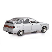 Машина "АВТОПАНОРАМА" ВАЗ 2112, 1/22, серебряный, инерция, в/к 24,5*12,5*10,5 см