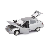 Машина "АВТОПАНОРАМА" ВАЗ 2112, 1/22, серебряный, инерция, в/к 24,5*12,5*10,5 см