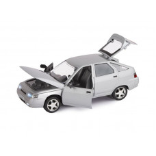 Машина "АВТОПАНОРАМА" ВАЗ 2112, 1/22, серебряный, инерция, в/к 24,5*12,5*10,5 см