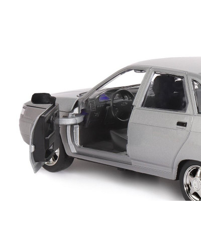 Машина "АВТОПАНОРАМА" ВАЗ 2112, 1/22, серебряный, инерция, в/к 24,5*12,5*10,5 см