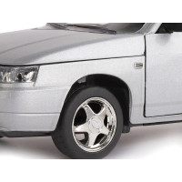 Машина "АВТОПАНОРАМА" ВАЗ 2112, 1/22, серебряный, инерция, в/к 24,5*12,5*10,5 см