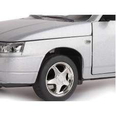 Машина "АВТОПАНОРАМА" ВАЗ 2112, 1/22, серебряный, инерция, в/к 24,5*12,5*10,5 см