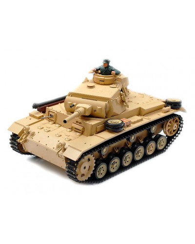 Р/У танк Heng Long 1/16 Panzerkampfwagen III (Германия) 2.4G RTR песочный