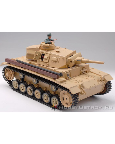 Р/У танк Heng Long 1/16 Panzerkampfwagen III (Германия) 2.4G RTR песочный