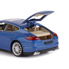 Машина "АВТОПАНОРАМА" Porsche Panamera S, синий, 1/24, свет, звук, в/к 24,5*12,5*10,5 см