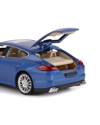 Машина "АВТОПАНОРАМА" Porsche Panamera S, синий, 1/24, свет, звук, в/к 24,5*12,5*10,5 см