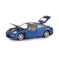 Машина "АВТОПАНОРАМА" Porsche Panamera S, синий, 1/24, свет, звук, в/к 24,5*12,5*10,5 см