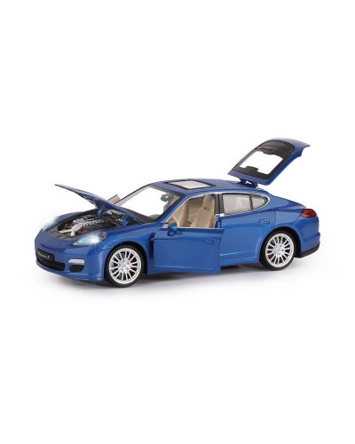 Машина "АВТОПАНОРАМА" Porsche Panamera S, синий, 1/24, свет, звук, в/к 24,5*12,5*10,5 см