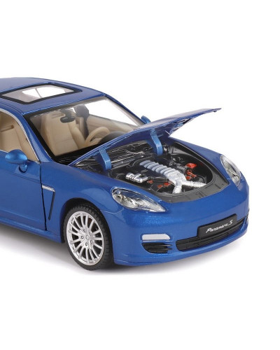 Машина "АВТОПАНОРАМА" Porsche Panamera S, синий, 1/24, свет, звук, в/к 24,5*12,5*10,5 см