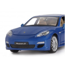Машина "АВТОПАНОРАМА" Porsche Panamera S, синий, 1/24, свет, звук, в/к 24,5*12,5*10,5 см