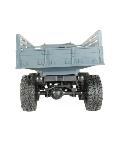 Радиоуправляемая машина MN MODEL военный грузовик (серый) 6WD 2.4G 1/16 RTR