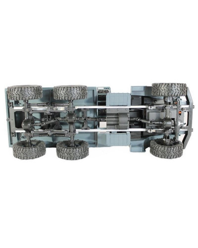 Радиоуправляемая машина MN MODEL военный грузовик (серый) 6WD 2.4G 1/16 RTR