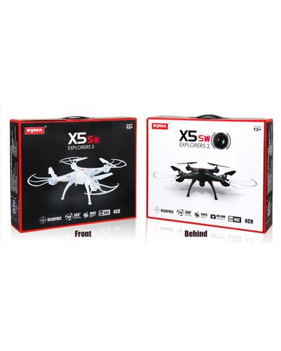 Р/У квадрокоптер Syma X5SW с FPV трансляцией Wi-Fi HeadFree 2.4G RTF
