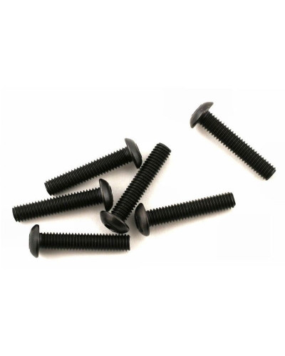 Винт с плоской головкой M4x20 под шестиграник, 6шт.