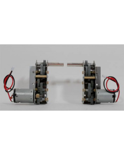 Редуктор левый и правый для танка King Tiger (цинк) с подшипниками