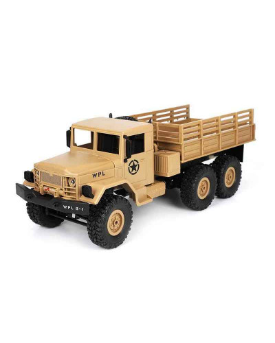 Радиоуправляемая машина WPL военный грузовик (песочный) 6WD 2.4G 1/16 RTR