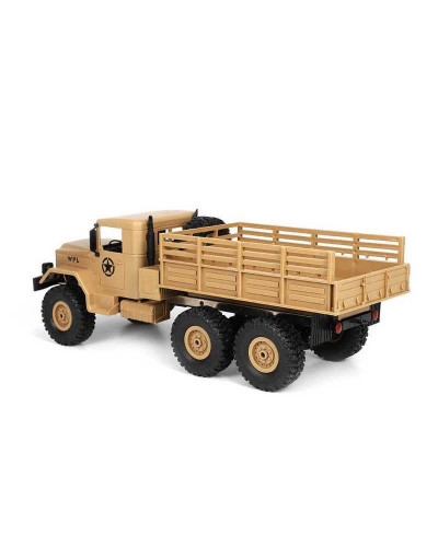 Радиоуправляемая машина WPL военный грузовик (песочный) 6WD 2.4G 1/16 RTR