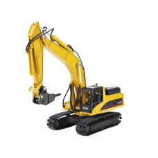 Металлический экскаватор с отбойным молотом HUI NA TOYS 1/40