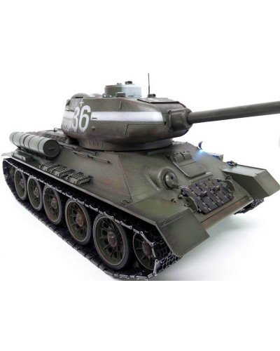 Р/У танк Taigen 1/16 T34-85 (СССР) (для ИК танкового боя) 2.4G (зеленый)
