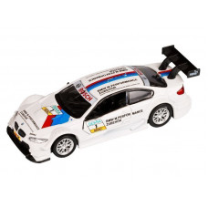 Машина "АВТОПАНОРАМА" BMW M3 DTM, 1/42, белый, инерция, откр. двери, в/к 17,5*12,5*6,5 см