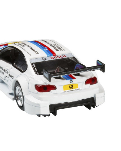 Машина "АВТОПАНОРАМА" BMW M3 DTM, 1/42, белый, инерция, откр. двери, в/к 17,5*12,5*6,5 см