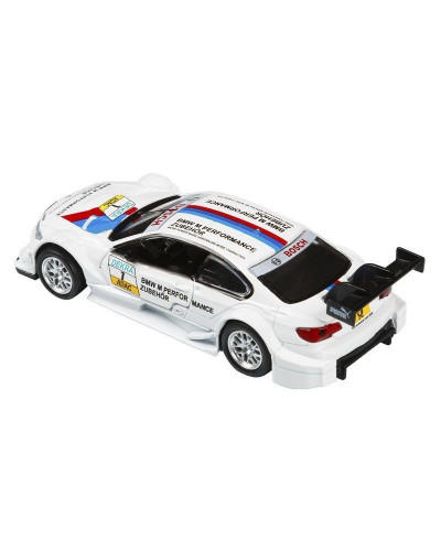 Машина "АВТОПАНОРАМА" BMW M3 DTM, 1/42, белый, инерция, откр. двери, в/к 17,5*12,5*6,5 см